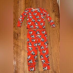 Posh Peanut Minnie and Mickey Red Pajamas-5-6T